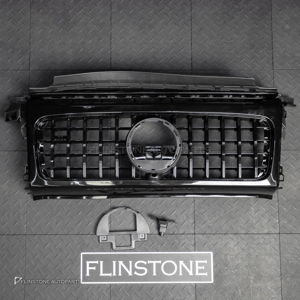 set Front Grille W464 G-Class style G63 AMG Black