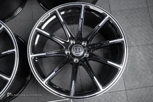 ล้อ Custom Forged ลาย Brabus Platinum Edition Monoblock Z 5-130 สีดำ ขอบ 22 นิ้ว