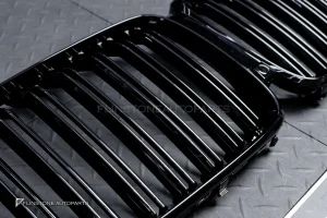 กระจังหน้า BMW X5 G05 เส้นคู่ สีดำเงา