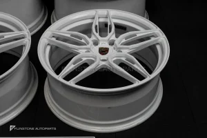 ล้อ USED Custom Forged PORSCHE 992 ไม่ทราบชื่อลาย 5-130 สีขาว ขอบ 20 และ 21 (ของลูกค้าคุณคลิ๊ก)