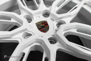 ล้อ USED Custom Forged PORSCHE 992 ไม่ทราบชื่อลาย 5-130 สีขาว ขอบ 20 และ 21 (ของลูกค้าคุณคลิ๊ก)