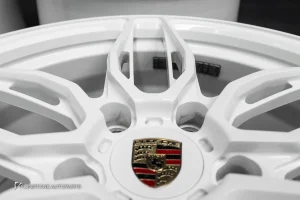 ล้อ USED Custom Forged PORSCHE 992 ไม่ทราบชื่อลาย 5-130 สีขาว ขอบ 20 และ 21 (ของลูกค้าคุณคลิ๊ก)