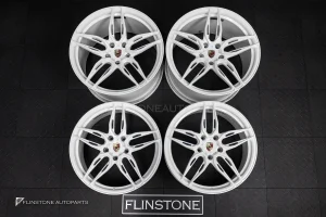 ล้อ USED Custom Forged PORSCHE 992 ไม่ทราบชื่อลาย 5-130 สีขาว ขอบ 20 และ 21 (ของลูกค้าคุณคลิ๊ก)