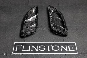 ครอบช่องลม ซุ้มล้อหลัง Carbon Fiber Porsche 718 Cayman ทรง เดิมติดรถ