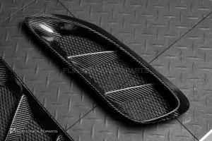 ครอบช่องลม ซุ้มล้อหลัง Carbon Fiber Porsche 718 Cayman ทรง เดิมติดรถ