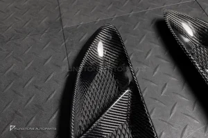 ครอบช่องลม ซุ้มล้อหลัง Carbon Fiber Porsche 718 Cayman ทรง เดิมติดรถ