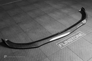 ลิ้นหน้า Carbon Fiber W205 C-Class ทรง BRABUS สำหรับกันชน Avantgarde