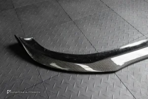 ลิ้นหน้า Carbon Fiber W205 C-Class ทรง BRABUS สำหรับกันชน Avantgarde
