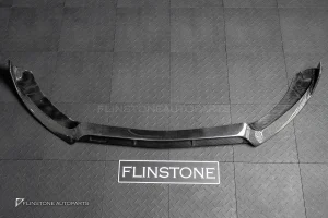 ลิ้นหน้า Carbon Fiber W205 C-Class ทรง BRABUS สำหรับกันชน Avantgarde