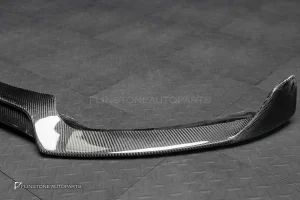 ลิ้นหน้า Carbon Fiber W205 C-Class ทรง BRABUS สำหรับกันชน Avantgarde