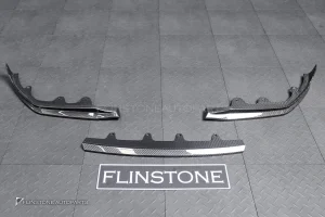 ลิ้นหน้า Carbon Fiber BMW G20 Series 3 ทรง M performance แบบ 3 ชิ้น