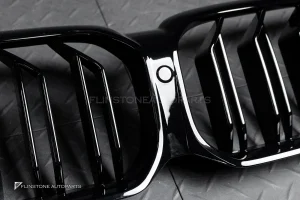 กระจังหน้า BMW G30 LCI Series 5 เส้นคู่ สีดำเงา