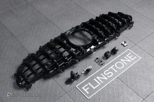 กระจังหน้า C257 CLS-Class ทรง GT สีดำเงา มีกล้อง