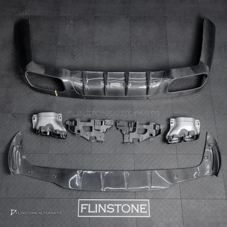 ดิฟฟิวเซอร์ท้าย Carbon Fiber C257 CLS-Class ทรง AMG GT63 พร้อมปลายท่อ พร้อมซับปลายท่อ