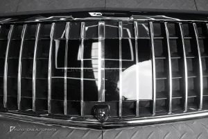 กระจังหน้า W213 E-Class ทรง Maybach สี โครเมี่ยม-ดำเงา