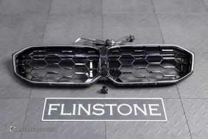 กระจังหน้า LED BMW G20 Series 3 LCI ทรง Diamond สีดำเงา
