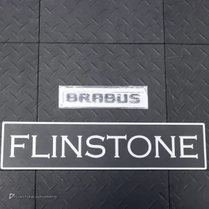 โลโก้ติดท้ายรถ BRABUS สีดำ