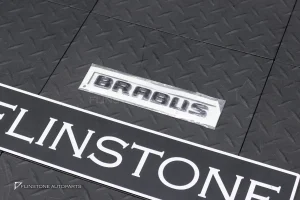 โลโก้ติดท้ายรถ BRABUS สีดำ