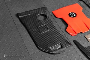 ฝาครอบเครื่อง Carbon Fiber W464 G-Class ทรง G800