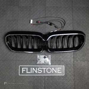 กระจังหน้า LED BMW G30 series 5 LCI เส้นคู่