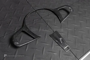 ครอบแปะพวงมาลัย Carbon Fiber สำหรับ G Series M-Sport