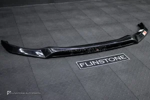 ลิ้นหน้า BMW G32 series 6 ทรง Maxton Design สีดำเงา