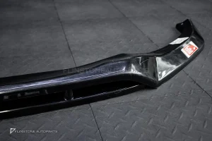 ลิ้นหน้า BMW G32 series 6 ทรง Maxton Design สีดำเงา