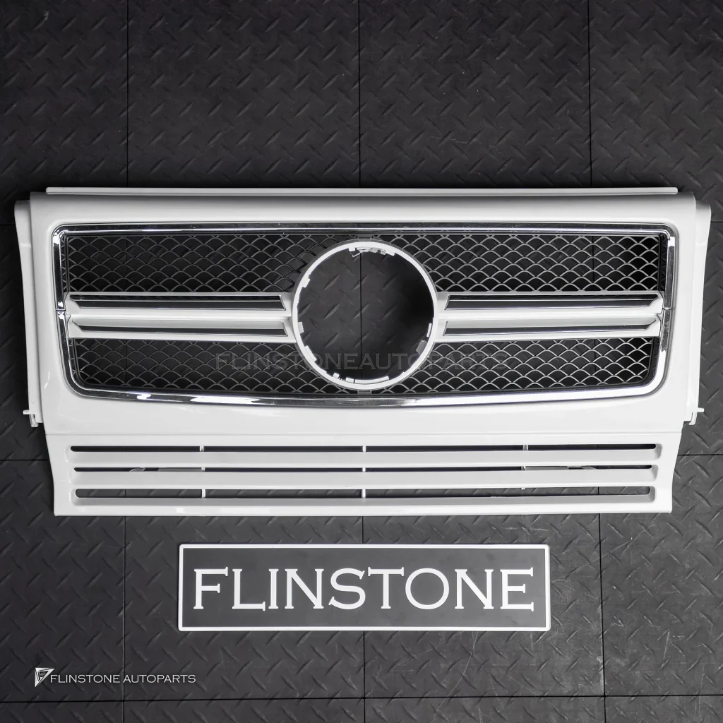 Front Grille W463 G-class white
