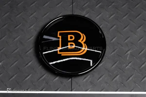 โลโก้ Brabus พื้นดำ โลโก้ส้ม สำหรับ W464 G-Class