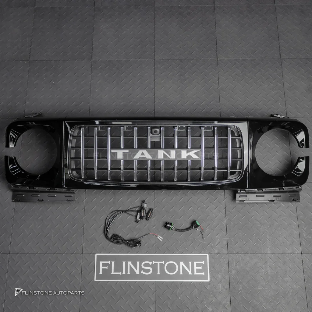 กระจังหน้า Tank 300 พร้อม ไฟLED ติดกระจังหน้า