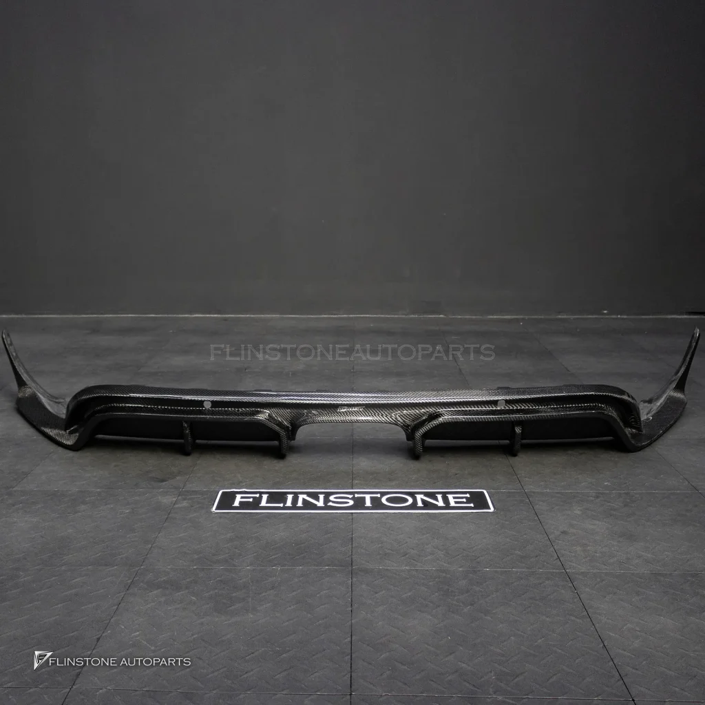ดิฟฟิวเซอร์ Carbon Fiber สำหรับ PORSCHE 718 Cayman Boxster ทรง CMST