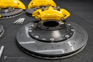 ชุดเบรค พร้อม จานเบรค Ceramic สำหรับ Porsche Cayenne E3 แท้ 440mm + 410mm 10 pistons + 4 pistons