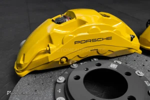 ชุดเบรค พร้อม จานเบรค Ceramic สำหรับ Porsche Cayenne E3 แท้ 440mm + 410mm 10 pistons + 4 pistons