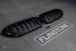 กระจังหน้า BMW G30 series 5 เส้นคู่ สีดำเงา