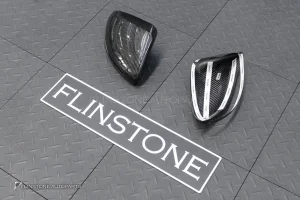 ครอบกระจกมองข้าง Carbon fiber สำหรับ Mercedes Benz ปี 2017 ขึ้นไป W205 C-Class H247 GLA-Class งานครอบแปะ