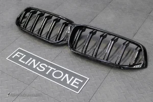 กระจังหน้า BMW G32 Series 6 LCI เส้นคู่ สีดำเงา