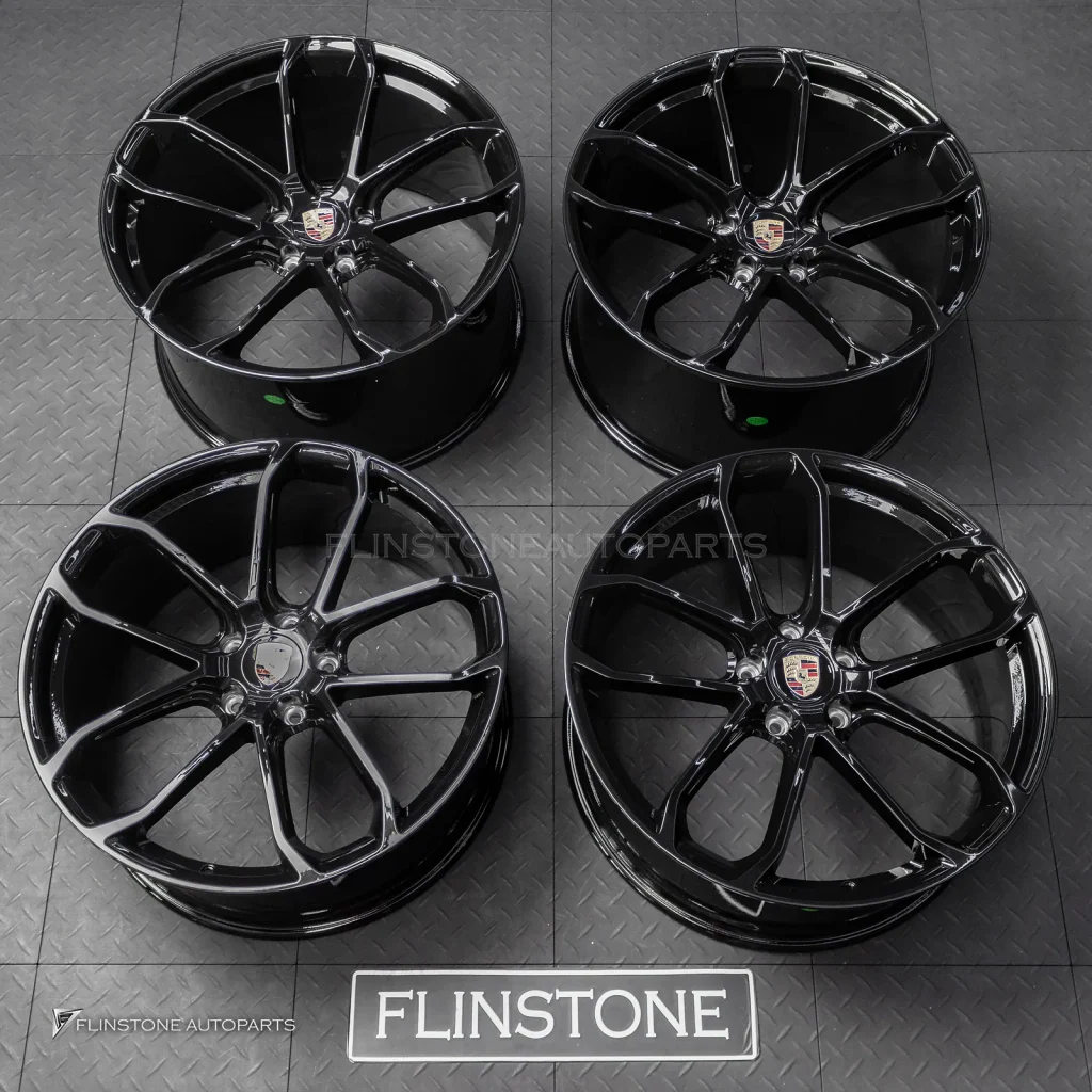 ล้อ Custom forged ลาย Turbo GT สีดำเงา ขอบ 22 5-130