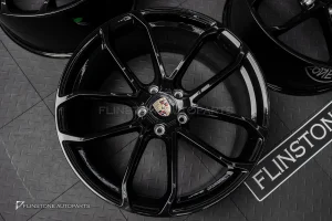 ล้อ Custom forged ลาย Turbo GT สีดำเงา ขอบ 22 5-130