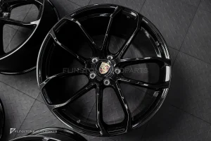 ล้อ Custom forged ลาย Turbo GT สีดำเงา ขอบ 22 5-130
