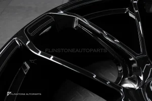 ล้อ Custom forged ลาย Turbo GT สีดำเงา ขอบ 22 5-130