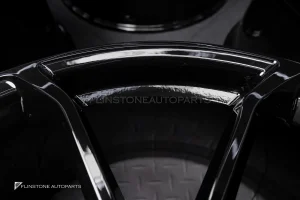 ล้อ Custom forged ลาย Turbo GT สีดำเงา ขอบ 22 5-130