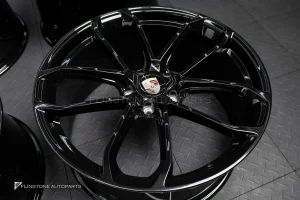 ล้อ Custom forged ลาย Turbo GT สีดำเงา ขอบ 22 5-130
