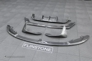 ลิ้นหน้า + Spliter + ดิฟฟิวเซอร์ Carbon fiber สำหรับ BMW F82 M4 ทรง M performance