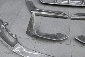ลิ้นหน้า + Spliter + ดิฟฟิวเซอร์ Carbon fiber สำหรับ BMW F82 M4 ทรง M performance