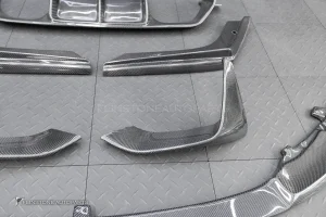 ลิ้นหน้า + Spliter + ดิฟฟิวเซอร์ Carbon fiber สำหรับ BMW F82 M4 ทรง M performance