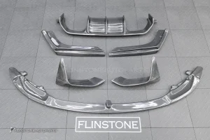 ลิ้นหน้า + Spliter + ดิฟฟิวเซอร์ Carbon fiber สำหรับ BMW F82 M4 ทรง M performance