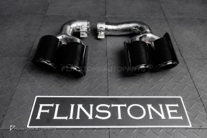 ปลายท่อ สำหรับ PORSCHE CAYENNE E3 9Y0.1 9Y0.2 ทรง Sport Design
