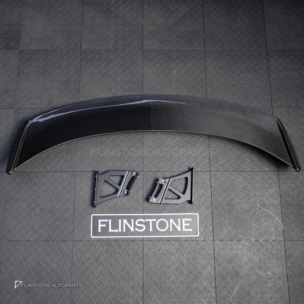 สปอยเลอร์ท้าย Carbon fiber สำหรับ PORSCHE 718 Cayman ทรง GT4 V.1