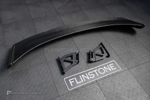 สปอยเลอร์ท้าย Carbon fiber สำหรับ PORSCHE 718 Cayman ทรง GT4 V.1