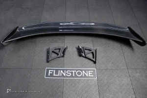สปอยเลอร์ท้าย Carbon fiber สำหรับ PORSCHE 718 Cayman ทรง GT4 V.2